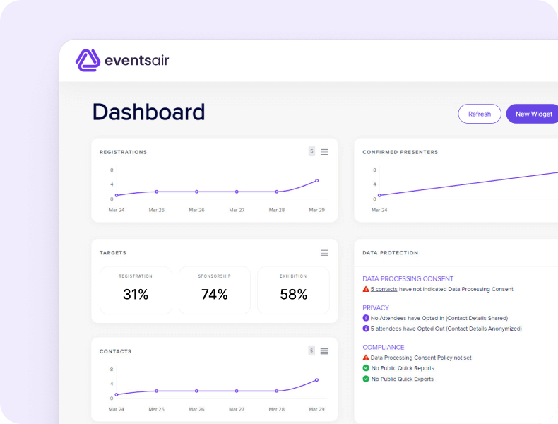 Meaingful event insights event reporting and event analytics with EventsAir