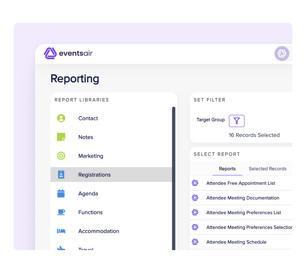 Effortless event reporting, for almost anything with EventsAir-1