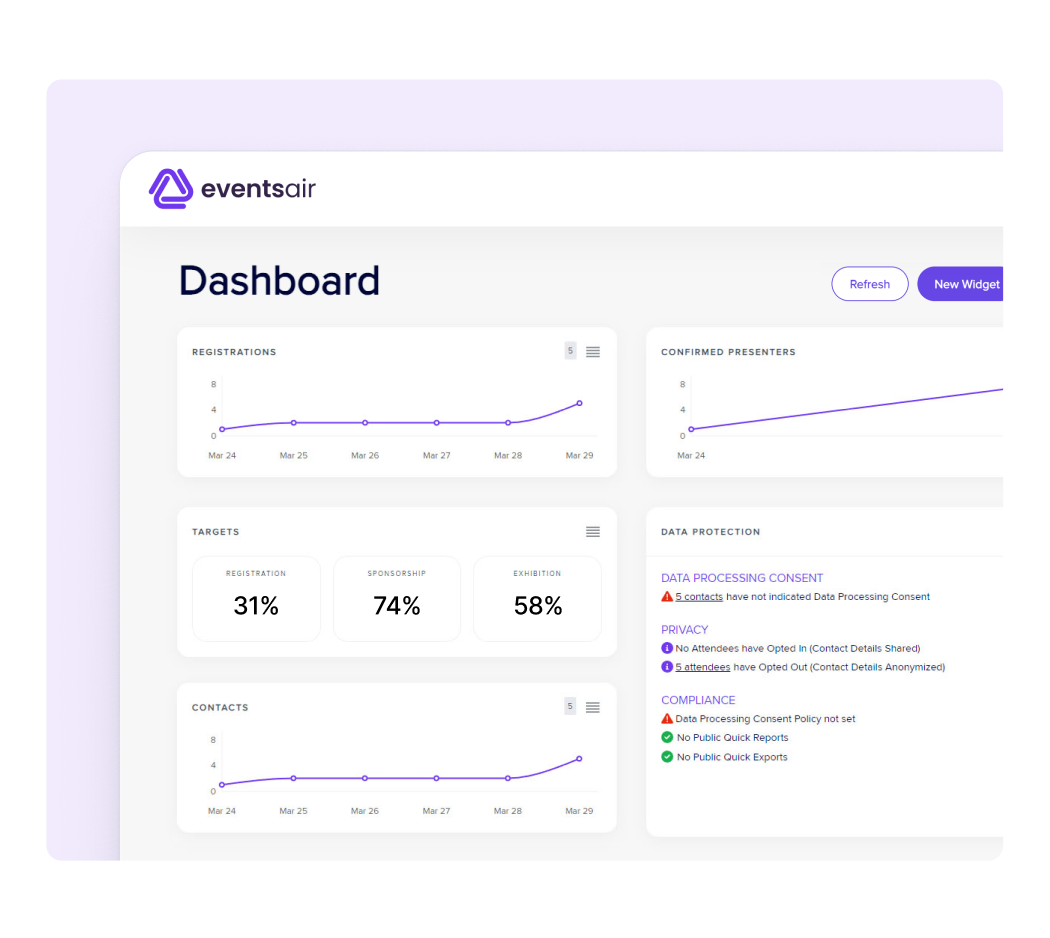 Track the event metrics that matter with EventsAir-1