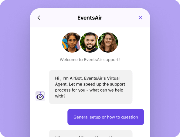 AI-powered assistance with EventsAir AirBot (1)