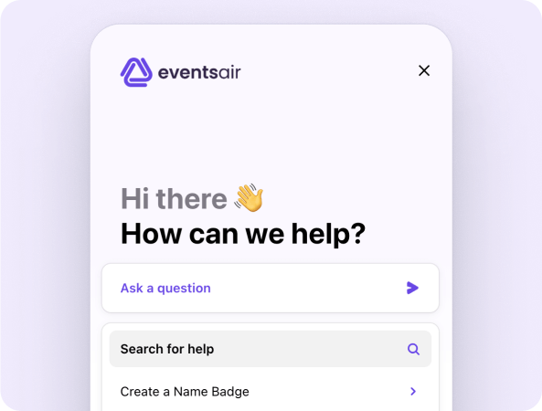 In-platform live support available within EventsAir (1)